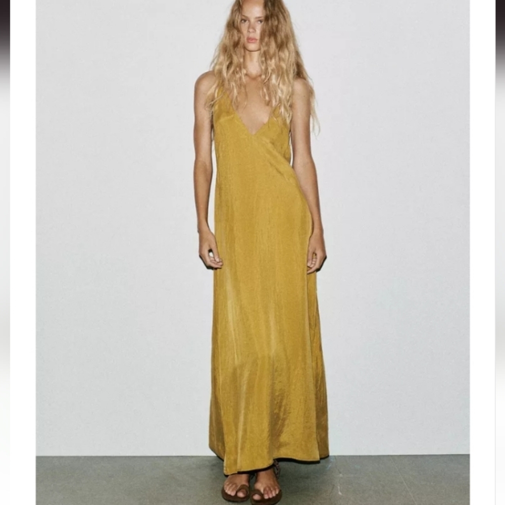 Zara Flowy Midi Dress